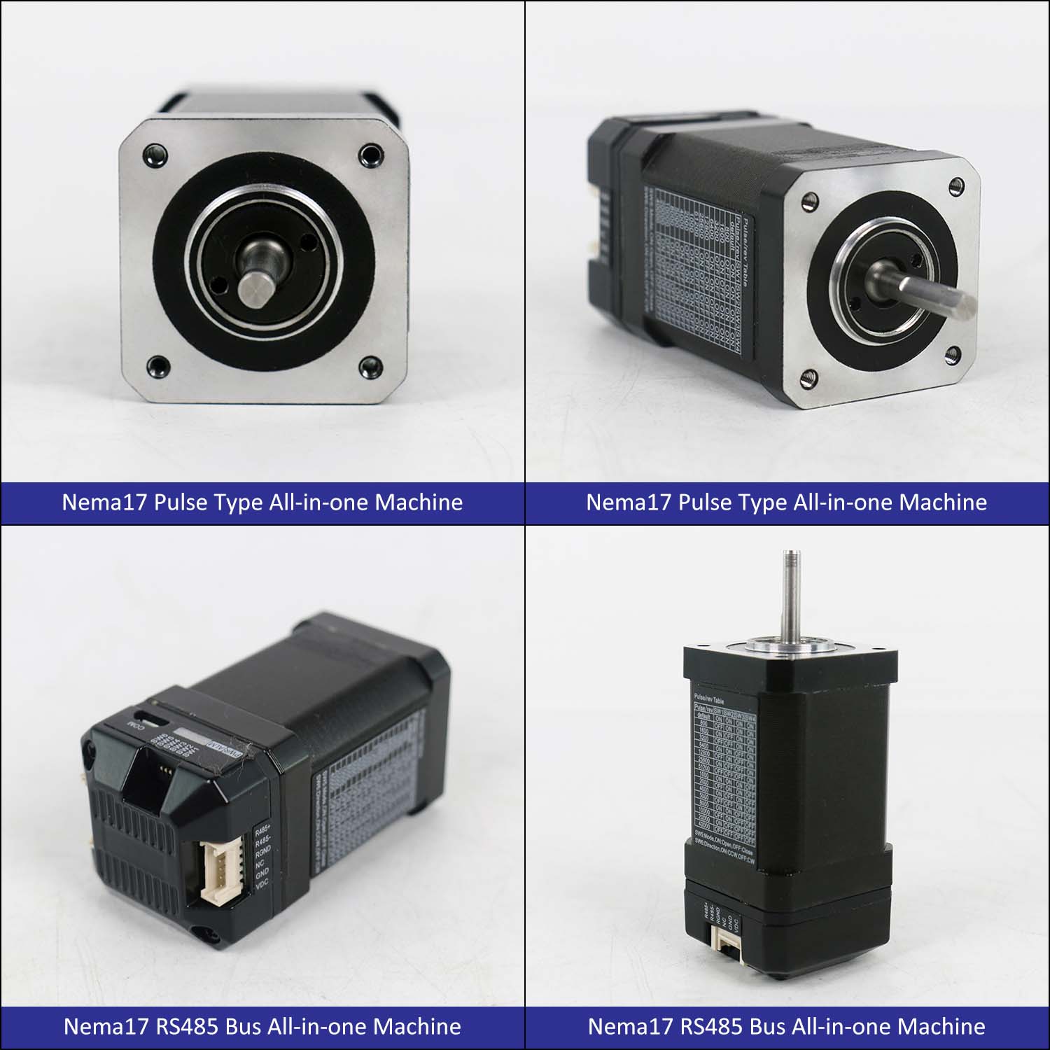 BACKPACK Type Nema17 Open Loop-Closed Loop Integrated Stepper Motor