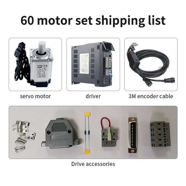 80mm Flange Series AC 220V 5 Pairs of Poles 750W 1KW Servo Motor