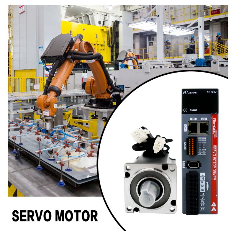 Ethercat AC servo motor 600W 3000rpm 1.91nm a kit